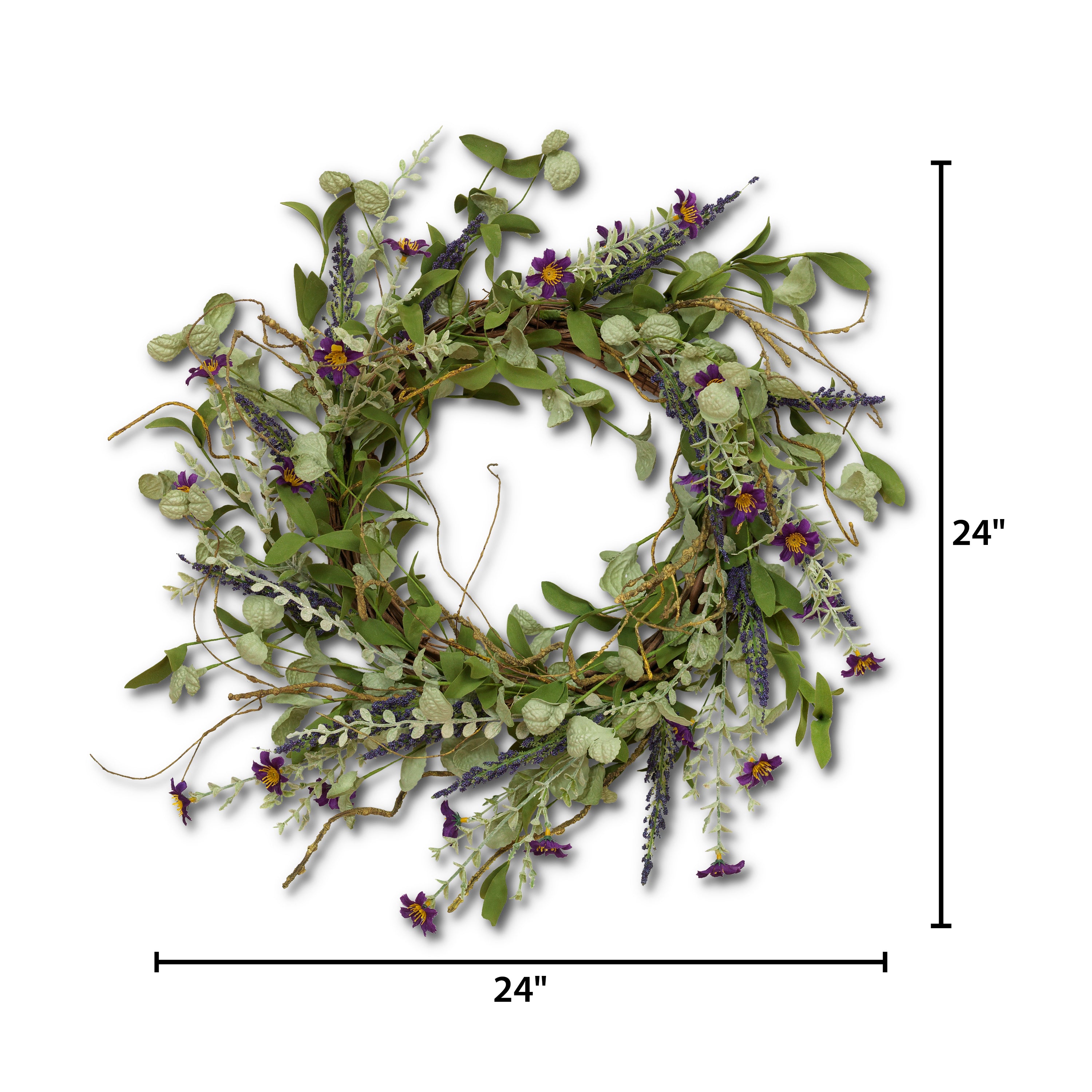 24 in Lavender Herb Wreath